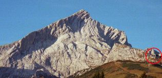 Alpspitze vom Kreuzeck aus gesehen