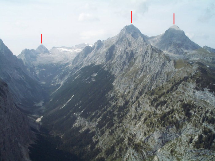 Plattspitzen, Hochblassen und Alpspitze