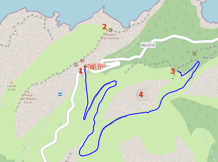 GPS Track Aufstieg Talaia Albercutx