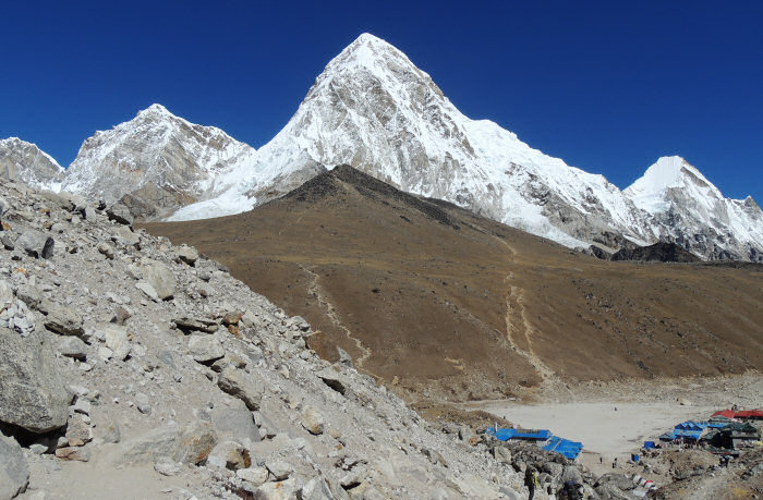 Nepal Trekking Gorak Shep mit Kala Patthar und Pumori