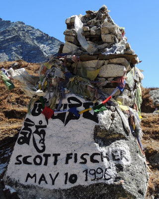 Nepal Trekking Scott Fischer Denkmal