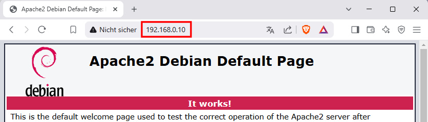 Apache Default Page