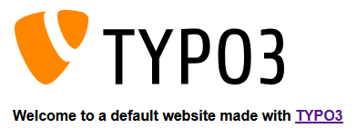 Typo3 Starting Page