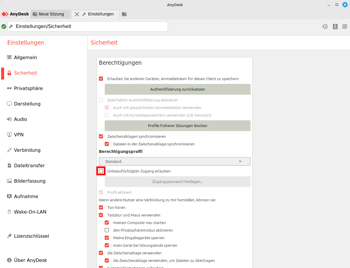 AnyDesk Sicherheit