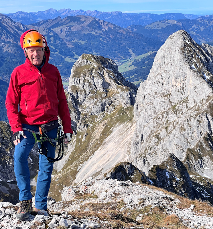 Uli am Gipfel der Köllenspitze