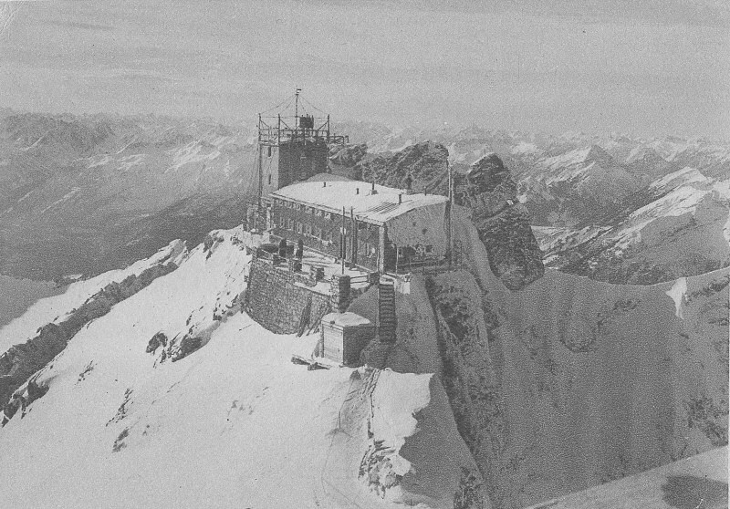 alte Postkarte Zugspitze